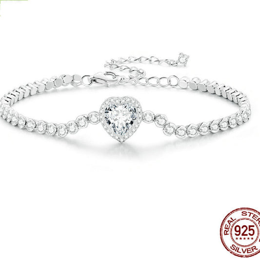 New Sparkling Zirconia Love Bracelet