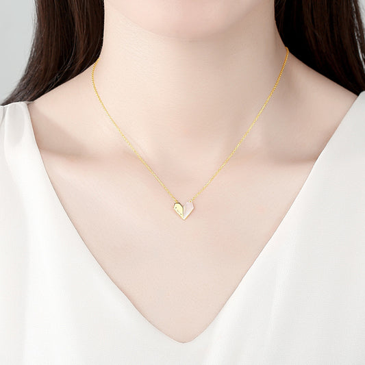 Collana con Conchiglia e Pendente in Argento S925: Collana che non sbiadisce